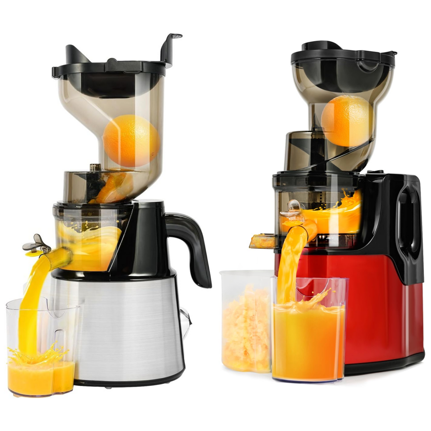 OverTwice® 300W Slow Masticating Cold Press Juicer with 5-Inch Chute