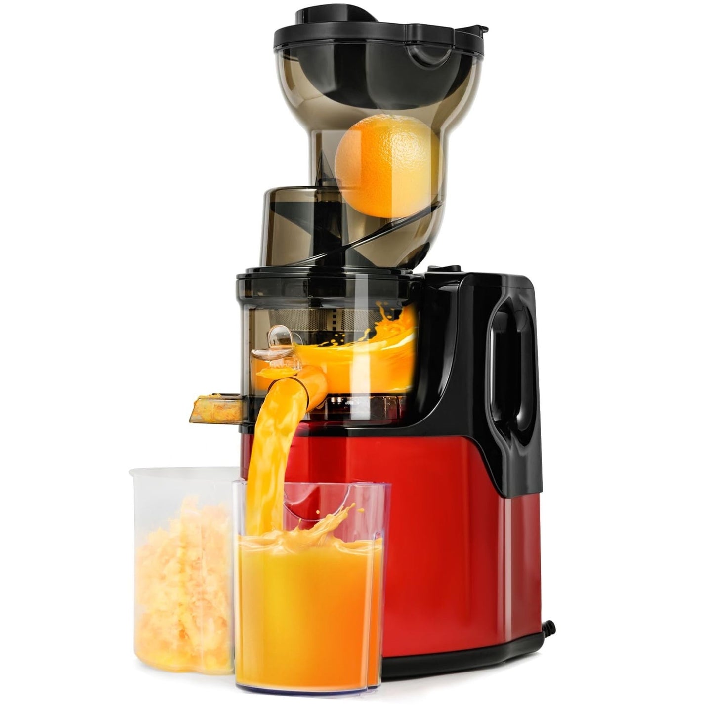 OverTwice® 300W Slow Masticating Cold Press Juicer with 5-Inch Chute