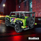 Remote Control Racing Blocks Jeep Programmable Building Kit with App for Creative Birthday Gift