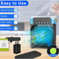 Portable Misting FAN, Humidifier portable AC, USB Powered Mini Desktop , 3 Speeds, 360° Adjustment